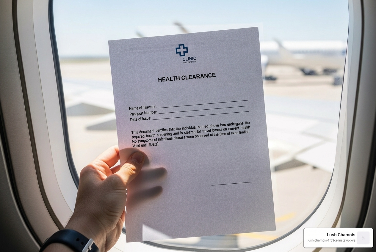 Navigating Air Travel: The Essential Fit-to-Fly Certificate Explained